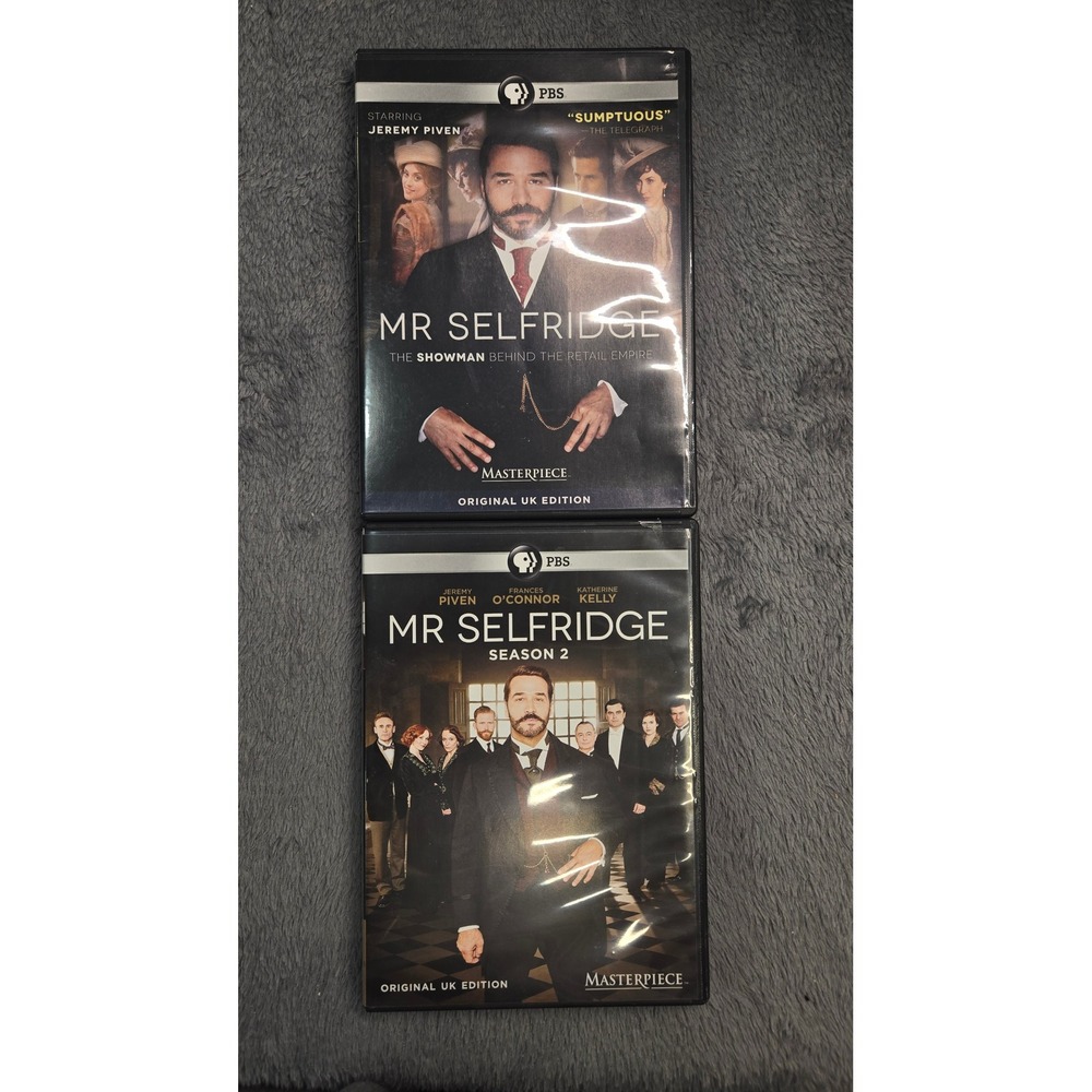 Mr Selfridge Season 1 and 2 DVD PBS Masterpiece Original UK Edition Jeremy Piven